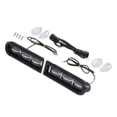 CUSTOM CHROME Saddlebag Filler Support w/ LED Light Fit For Harley Touring '14-'24